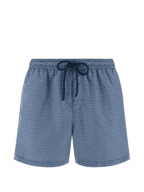 geometric-print swim shorts by BOGGI MILANO