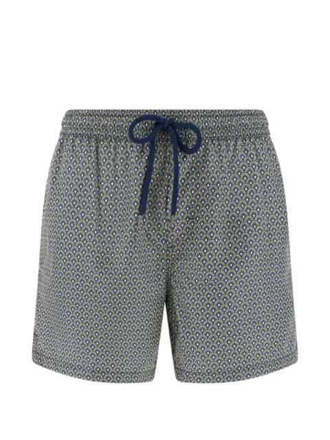 geometric-print swim shorts by BOGGI MILANO