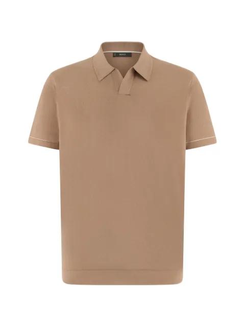 knit polo shirt by BOGGI MILANO