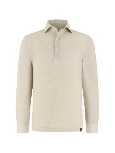 long-sleeve jersey polo shirt by BOGGI MILANO