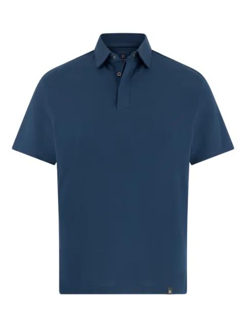 metal press studs polo shirt by BOGGI MILANO