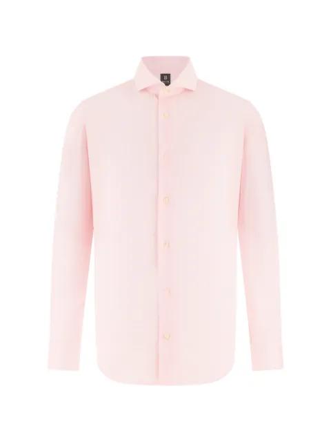 naples-collar slim-fit shirt by BOGGI MILANO