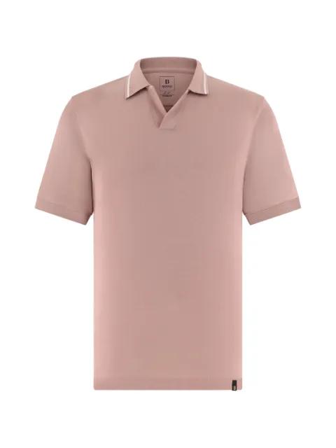 open-collar T-shirt by BOGGI MILANO