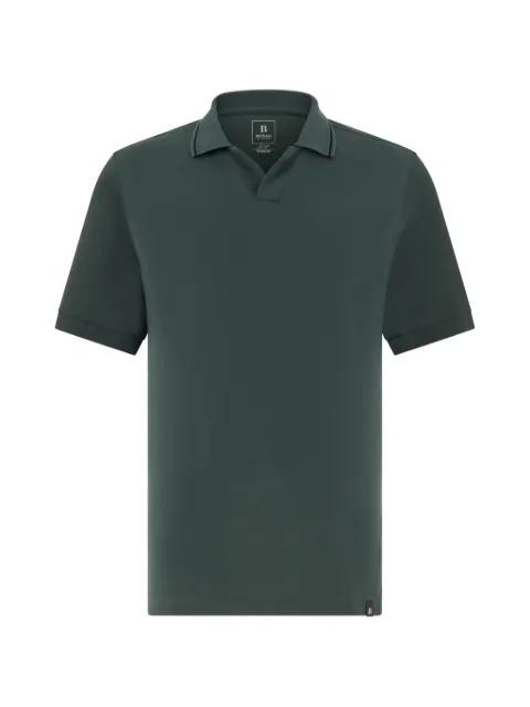 open-collar T-shirt by BOGGI MILANO