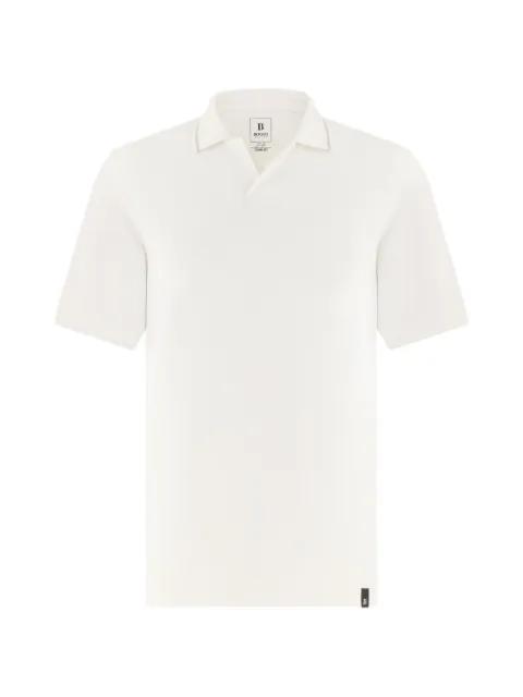 open-collar T-shirt by BOGGI MILANO