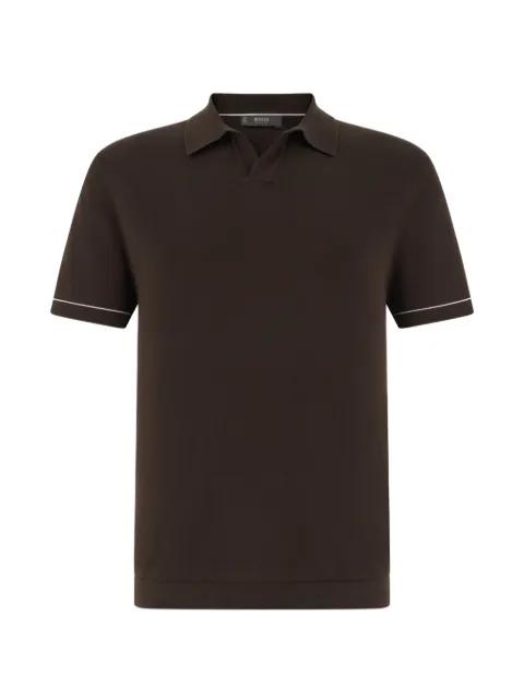 open-collar polo shirt by BOGGI MILANO