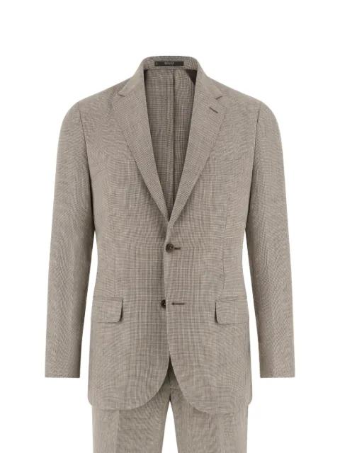 patterned double-pleat suit by BOGGI MILANO