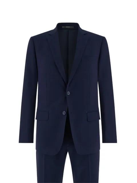pinstripe flap pocket suit by BOGGI MILANO