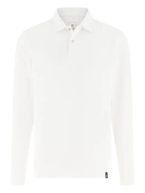 piqué appliqué polo shirt by BOGGI MILANO