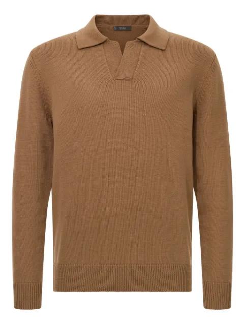 polo-neck merino wool sweater by BOGGI MILANO