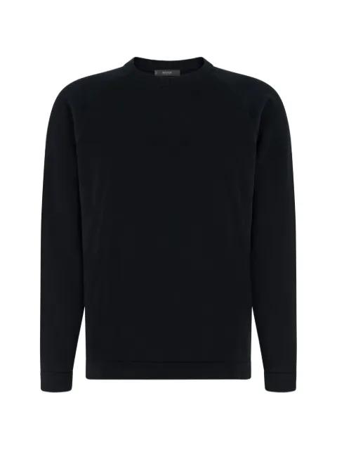 raglan-sleeve crew-neck sweater by BOGGI MILANO