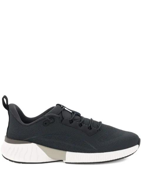 reflective print lace-up sneakers by BOGGI MILANO