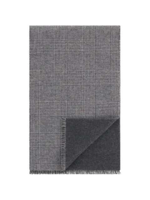 scarf in wool cashmere with Prince of Wales check by BOGGI MILANO