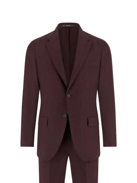 single-breasted linen suit by BOGGI MILANO