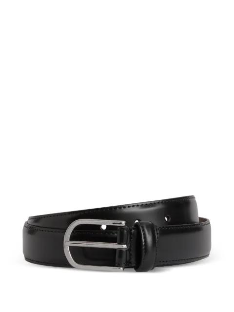 smooth leather belt by BOGGI MILANO