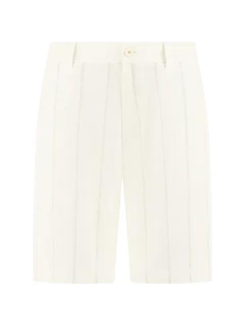 striped bermuda shorts by BOGGI MILANO