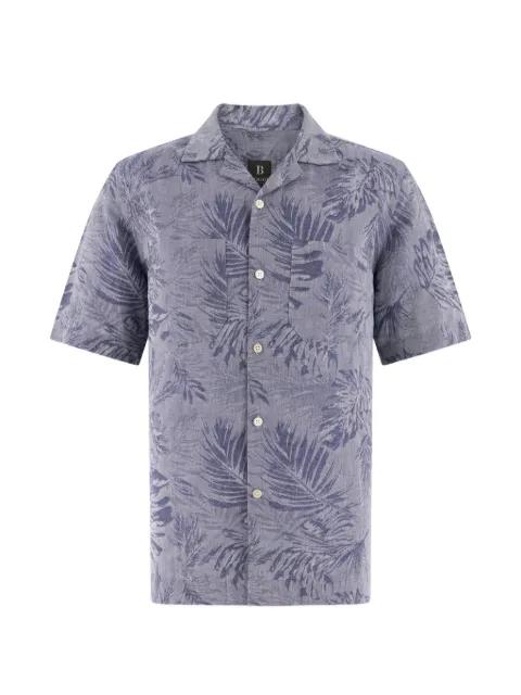 tropical-pattern shirt by BOGGI MILANO
