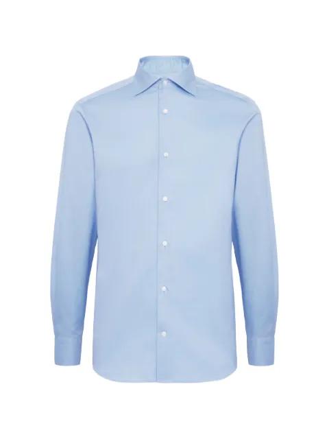 twill windsor-collar shirt by BOGGI MILANO