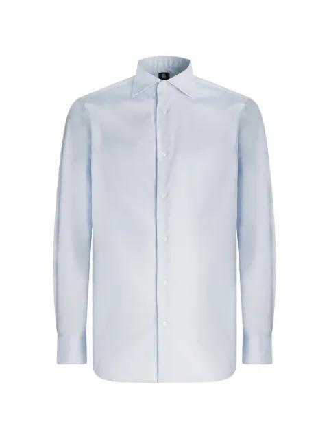 windsor-collar pinpoint shirt by BOGGI MILANO
