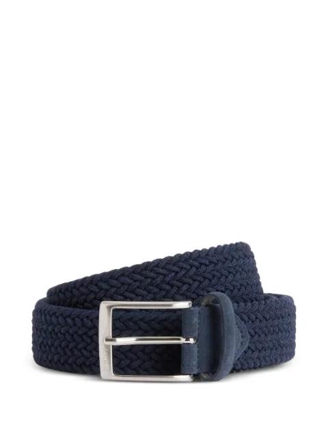 woven buckled belt by BOGGI MILANO