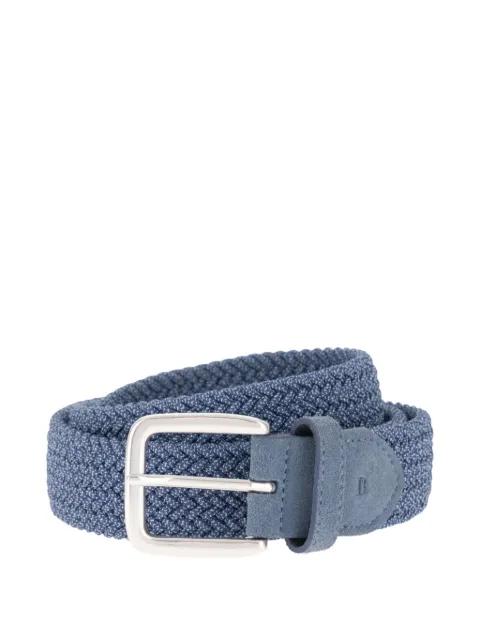 woven suede belt by BOGGI MILANO