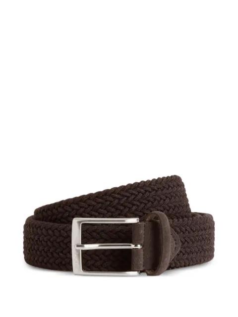 woven-suede belt by BOGGI MILANO
