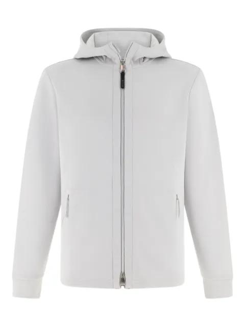 zip hoodied sweater by BOGGI MILANO