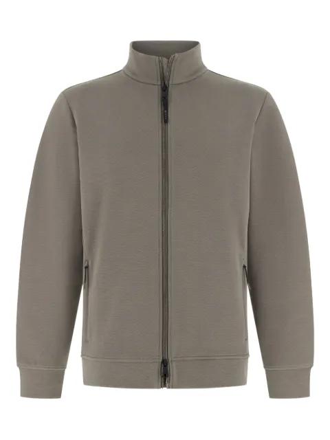 zipped hoodied sweater by BOGGI MILANO