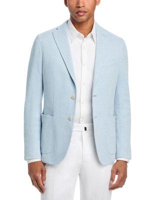 Cotton & Linen Jersey Slim Fit K-Jacket by BOGLIOLI