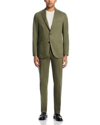 Garment Dyed Lyocell & Cotton Slim Fit K Suit by BOGLIOLI