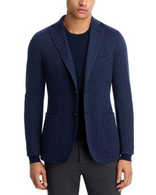Micro Houndstooth Jersey Slim Fit K-Jacket by BOGLIOLI
