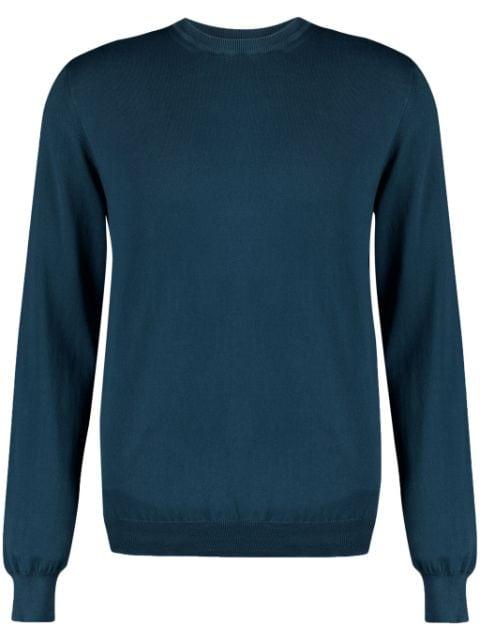 crew-neck cotton jumper by BOGLIOLI