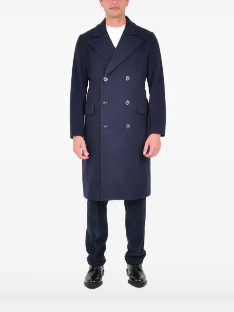 double-breasted belted coat by BOGLIOLI