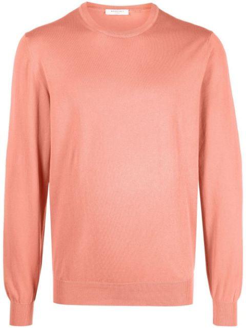 fine knit cotton jumper by BOGLIOLI