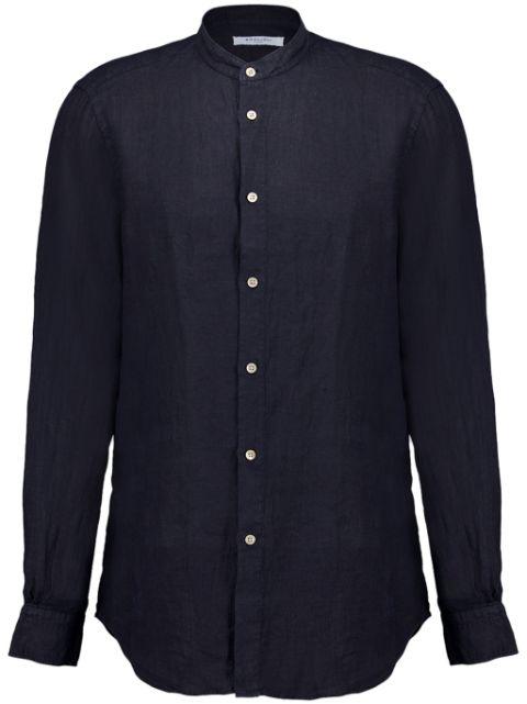 garment-dyed linen shirt by BOGLIOLI