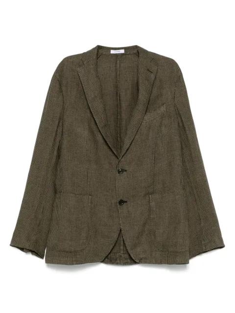 houndstooth-pattern blazer by BOGLIOLI