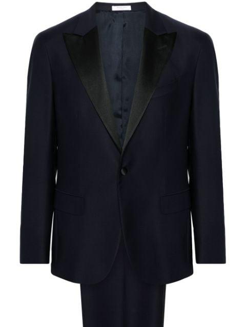 interlock-twill virgin-wool suit by BOGLIOLI