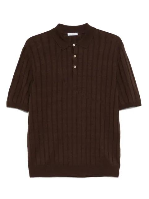 knitted polo shirt by BOGLIOLI