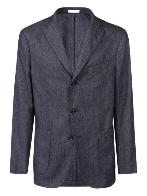 mélange-effect blazer by BOGLIOLI