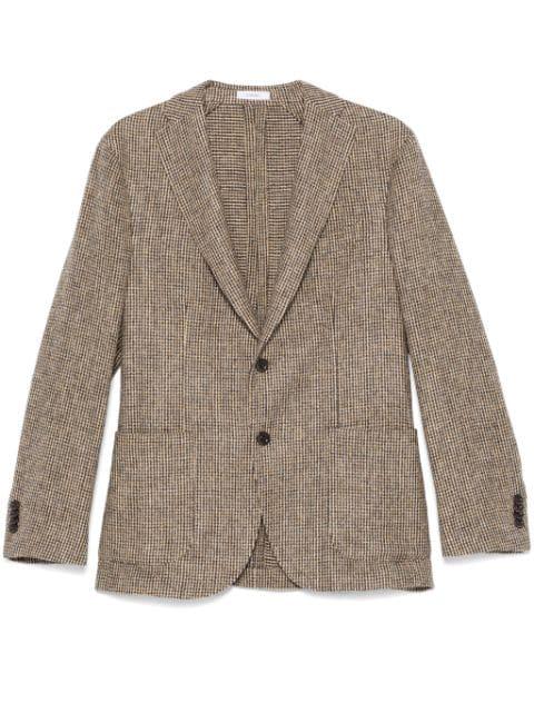 monogram-jacquard blazer by BOGLIOLI