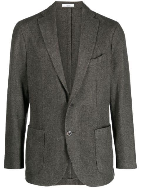 notched-collar single-breasted blazer by BOGLIOLI