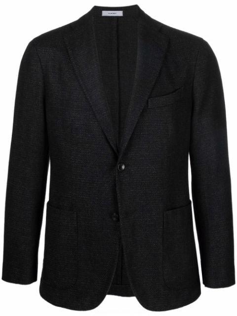 notched-lapels single-breasted blazer by BOGLIOLI