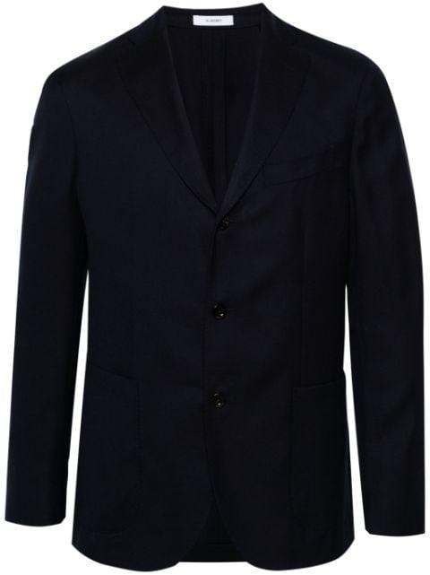 notched-lapels single-breasted blazer by BOGLIOLI
