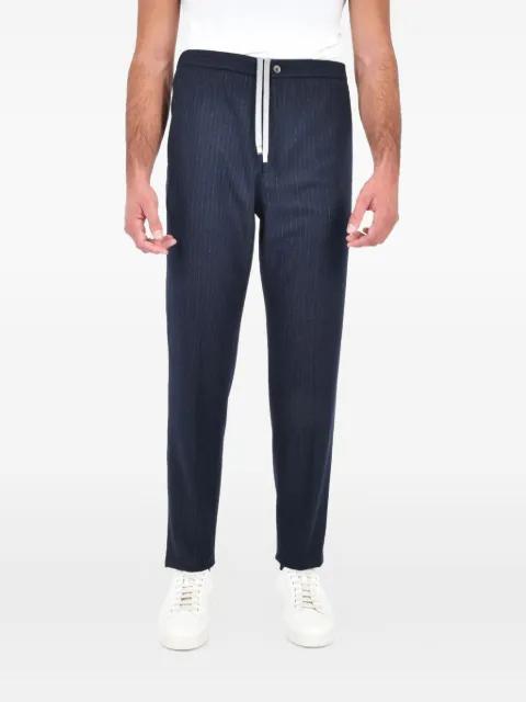 pinstripe drawstring trousers by BOGLIOLI