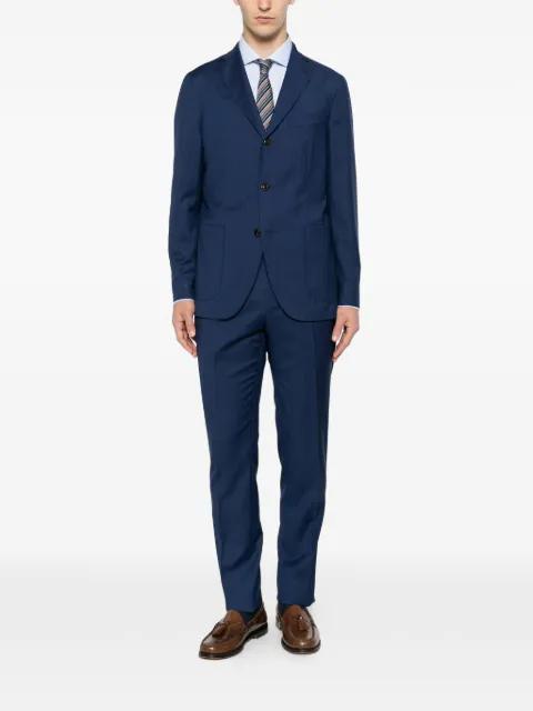 pinstripe-pattern buttoned suit by BOGLIOLI