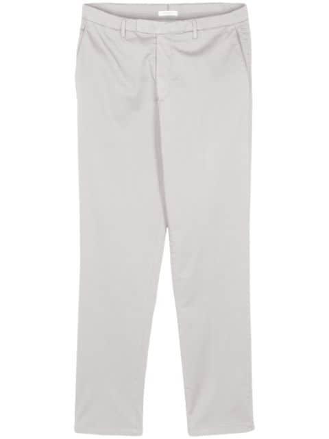 pressed-crease straight-leg trousers by BOGLIOLI