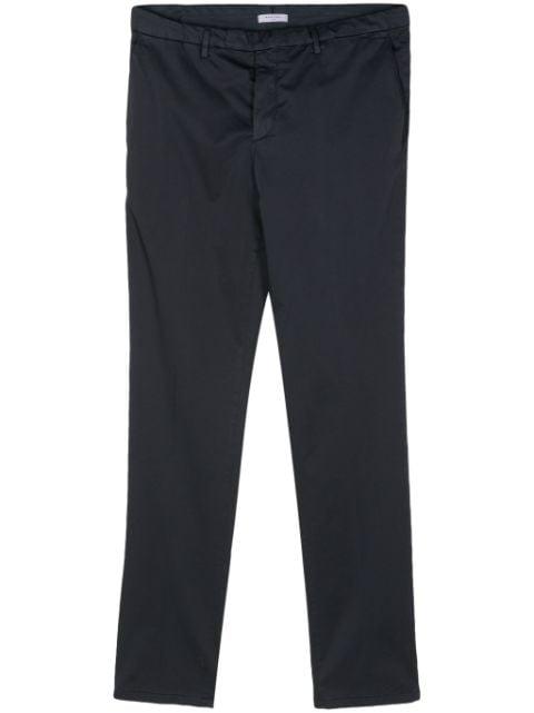 pressed-crease straight-leg trousers by BOGLIOLI