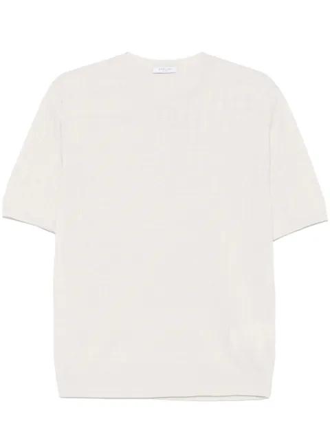 ribbed-knit T-shirt by BOGLIOLI