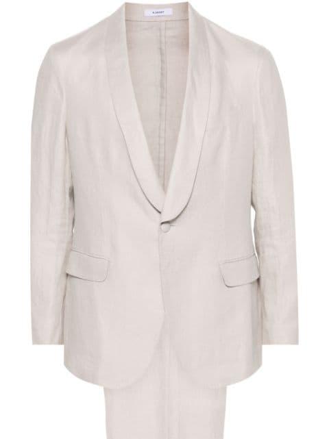 single-breasted linen suit by BOGLIOLI