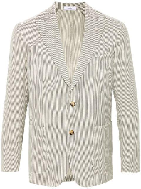 single-breasted striped blazer by BOGLIOLI
